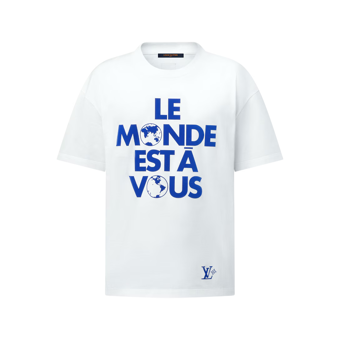 T-shirt Louis Vuitton Le monde est à Vous